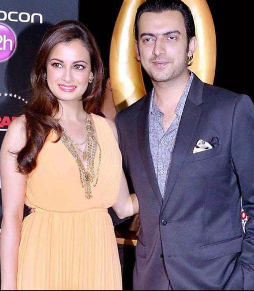 Dia Mirza and Sahil Sangha