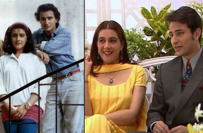 Saif Ali Khan and Amrita Singh