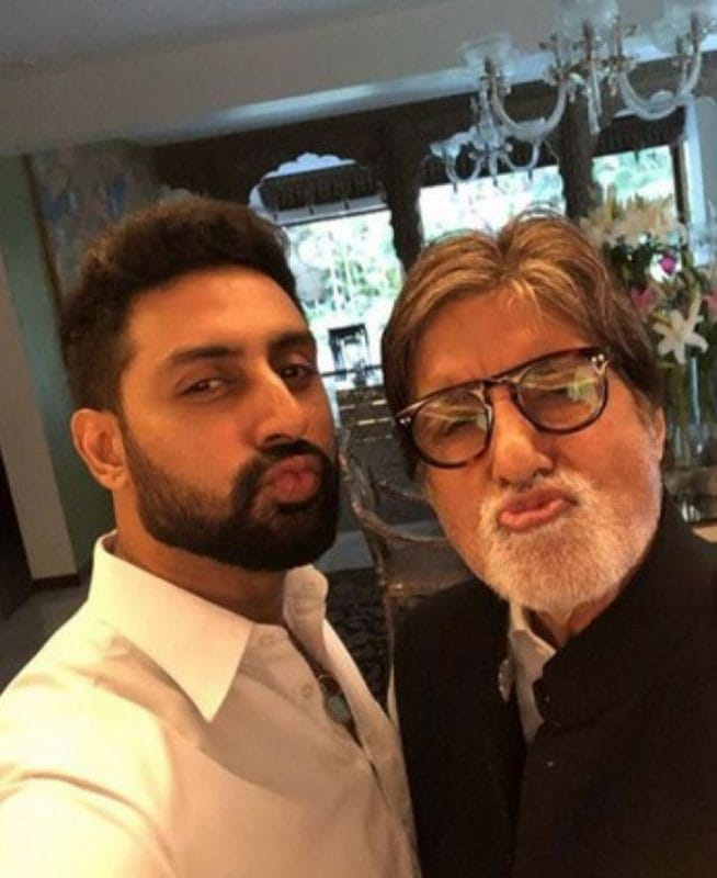 Amitabh and Abhishek Bachchan