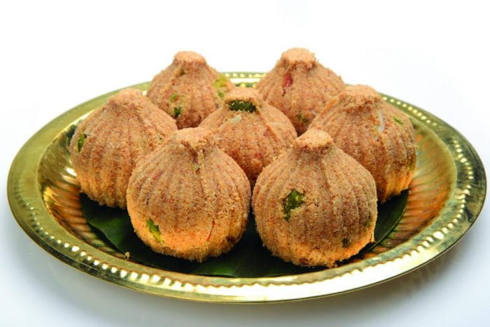 Stuffed Rawa Modak