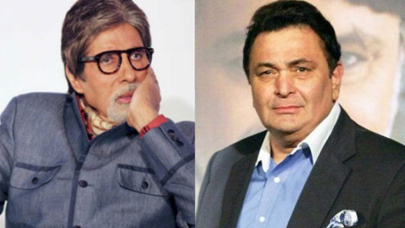 Rishi Kapoor and Amitabh