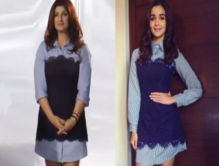 Alia Bhatt and Twinkle Khanna