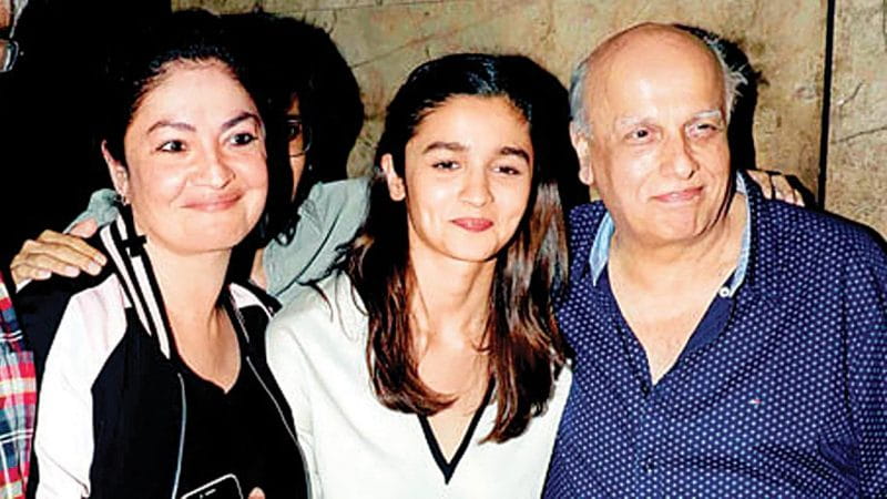 Alia Bhatt With Mahesh Bhatt