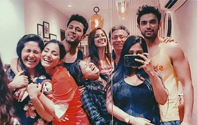 Parth Samthaan's housewarming party