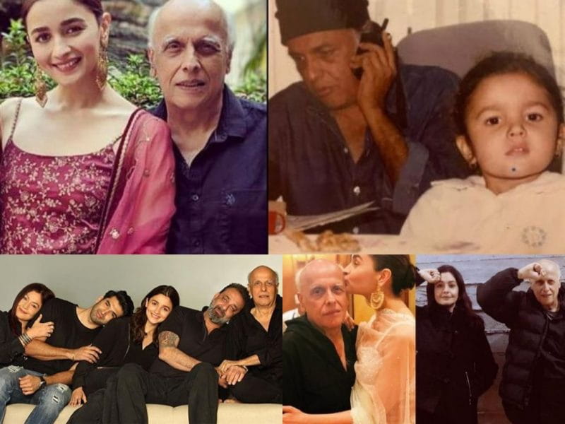 Alia Bhatt With Mahesh Bhatt