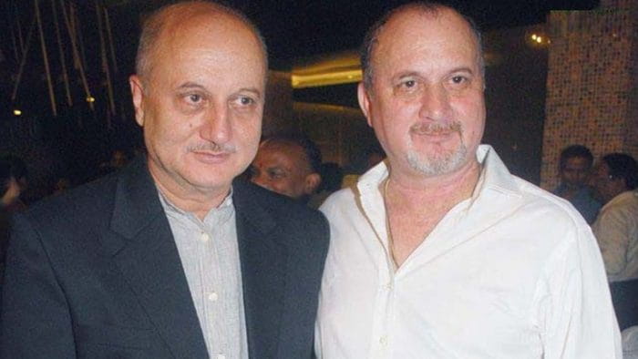 Anupam Kher and Raju Kher