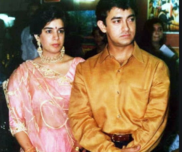 Aamir Khan and Reena Dutta