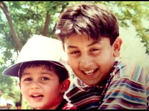 Childhood Pictures Of Ranbir Kapoor