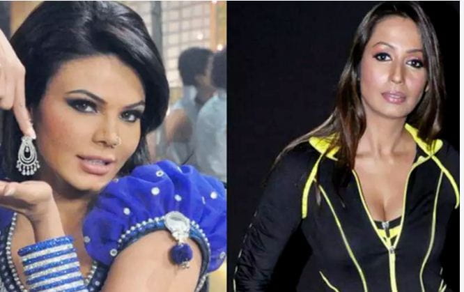 Rakhi Sawant and Kashmiri Shah