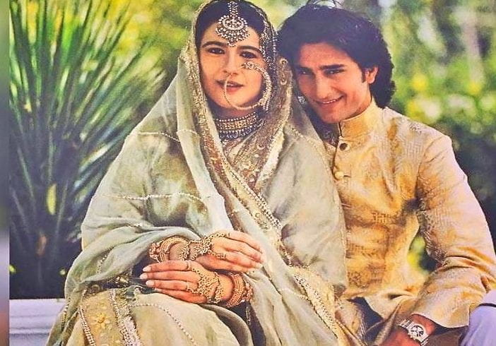 Saif Ali Khan and Amrita Singh