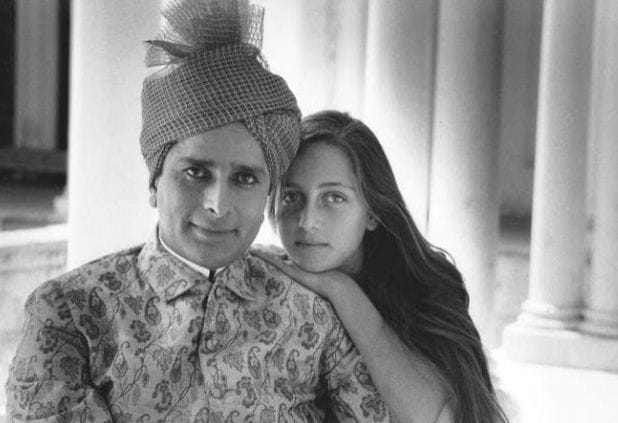 Shashi Kapoor and Jennifer Candle