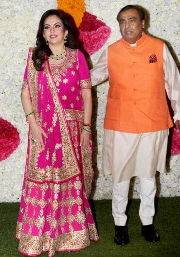 Mukesh and Nita Ambani