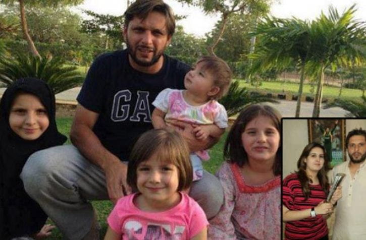 Shahid Afridi and Nadia