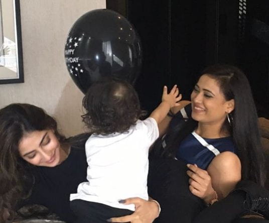 Shweta Tiwari With Daughter Palak And Son Reyansh