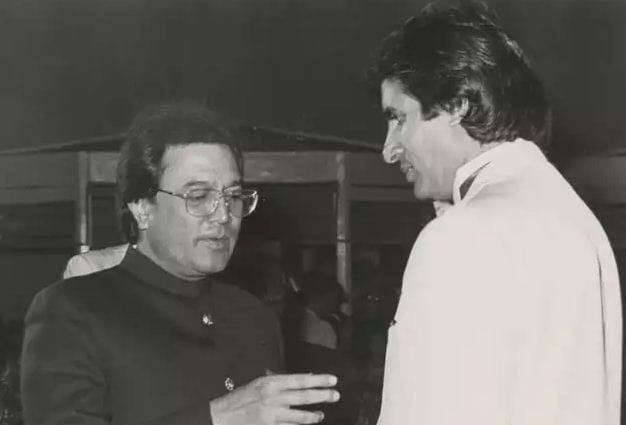Rajesh Khanna and Amitabh Bachchan