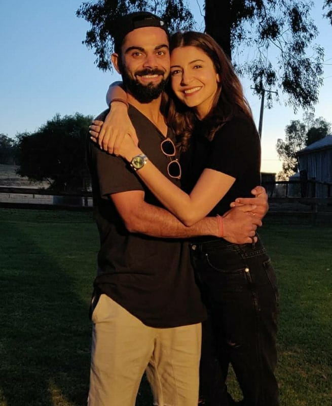 Virat Kohli and Anushka Sharma