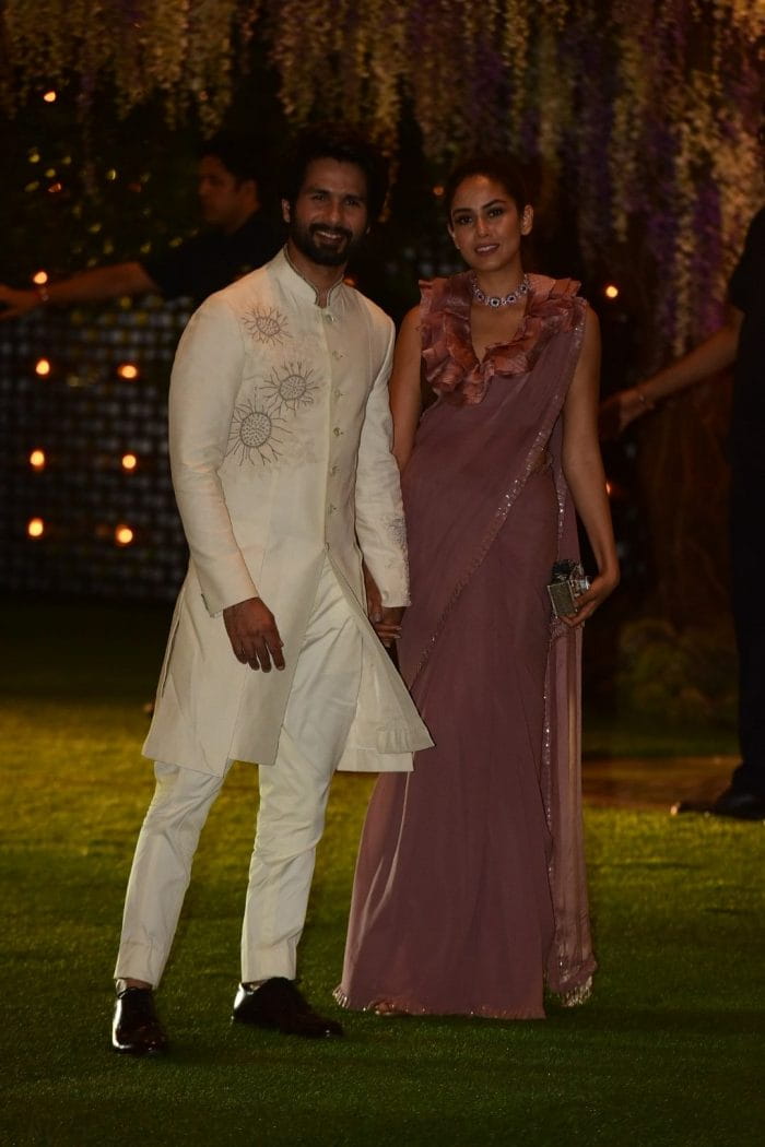 Shahid Kapoor and his wife