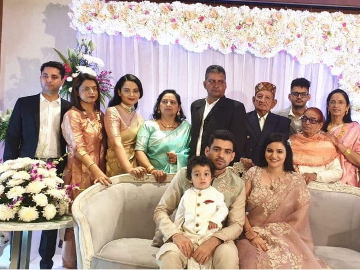 Kangana Ranaut Brother Akshat Engagement