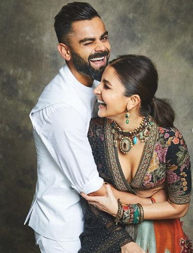 Virat Kohli and Anushka Sharma