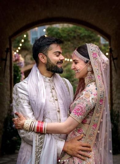 Virat Kohli and Anushka Sharma