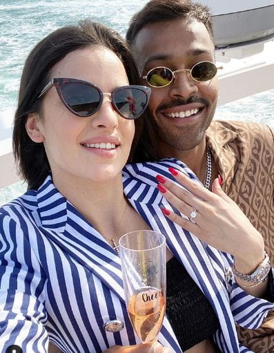 Hardik Pandya and Natasa Stankovic