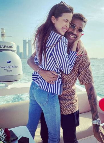 Hardik Pandya and Natasa Stankovic