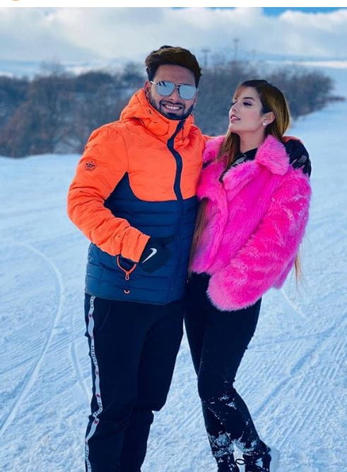 Rishabh Pant With Girlfriend Isha Negi