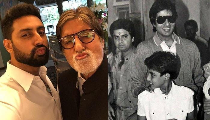 Amitabh Bachchan and Abhishek Bachchan