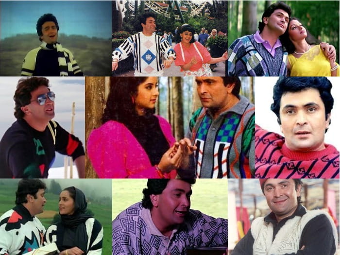 Rishi Kapoor in Sweater Designs