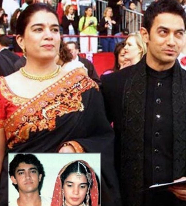 Aamir Khan and Reena Dutta