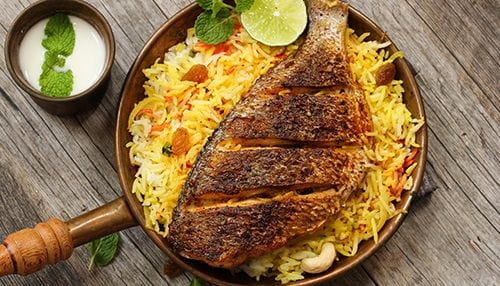 Hyderabadi Fish Biryani