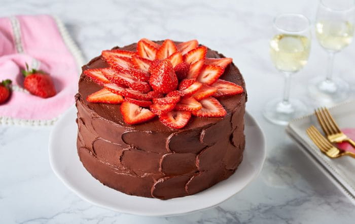 Strawberry Chocolate Cake