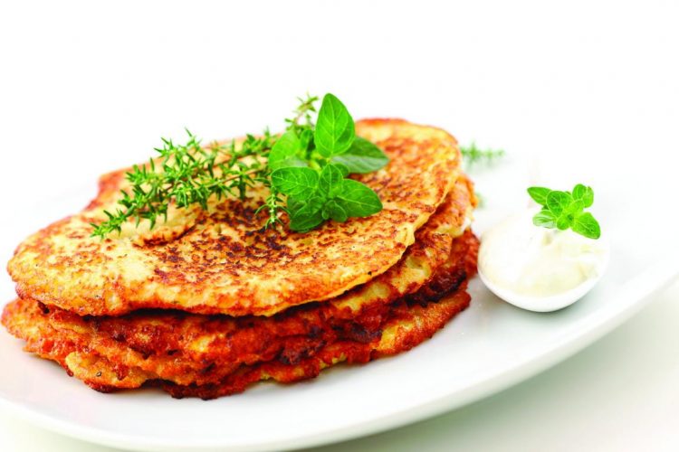 Cheesy-Potato Pancakes