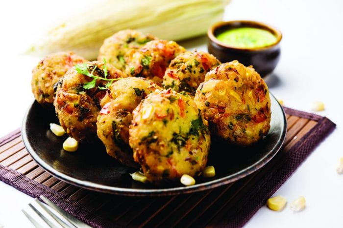 Crispy Potato-Corn Pakoda