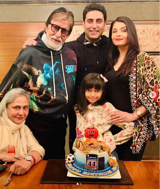 Abhishek Bachchan Family Photo