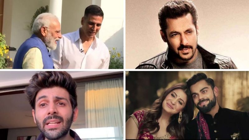 Akshay Kumar, Salman Khan, Virat-Anushka To Kartik Aryan Donated In Crores To PM Relief Fund