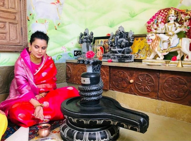 Kangana Ranaut Birthday Worshiping Maa Durga And Kanya