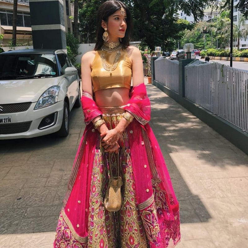 Shanaya Kapoor in Stylish Lehenga