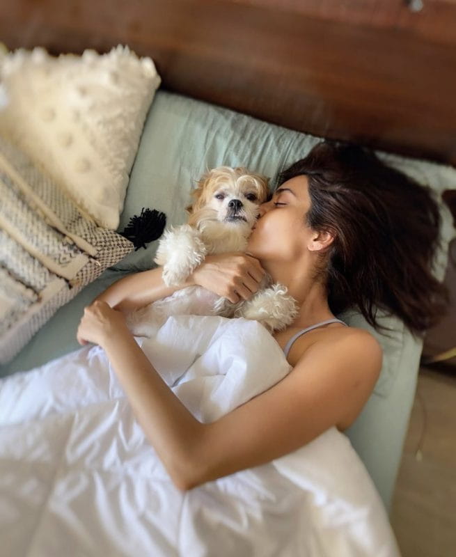 Karishma Tanna With Her Cute Pet