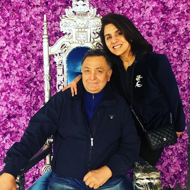 Rishi Kapoor and wife Neetu Singh