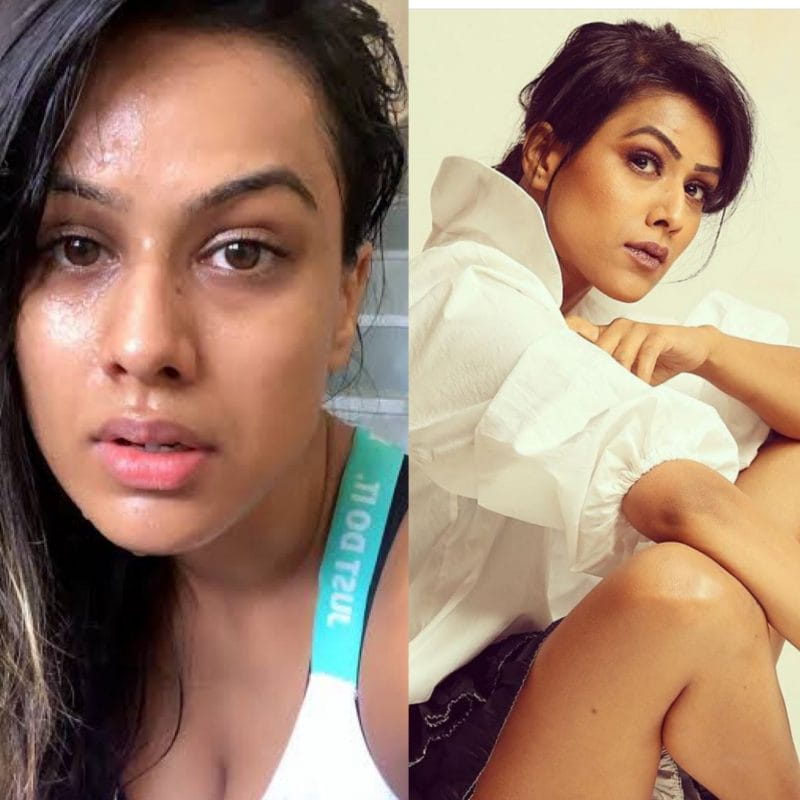 nia sharma without makeup