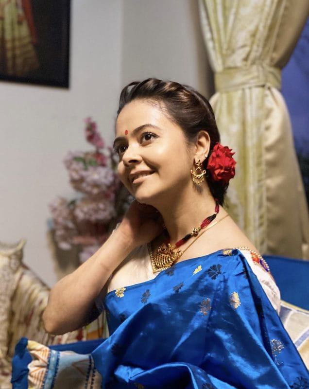 devoleena bhattacharjee in saree