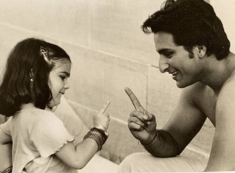 Sara Ali Khan’s Childhood Pics With Abba Saif Ali Khan