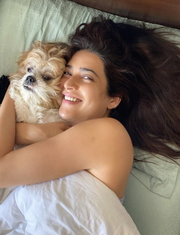 Karishma Tanna With Her Cute Pet