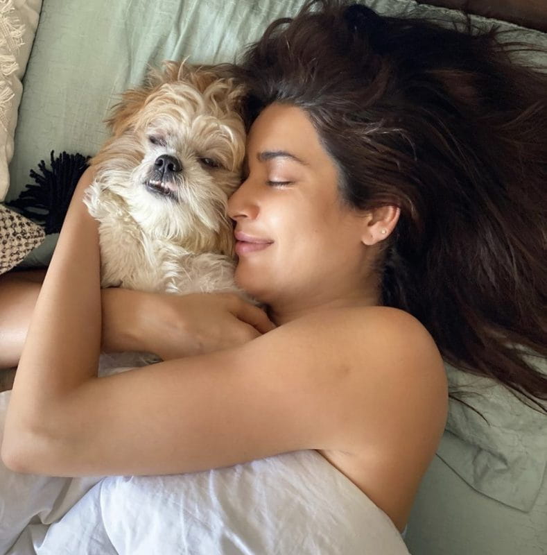 Karishma Tanna With Her Cute Pet