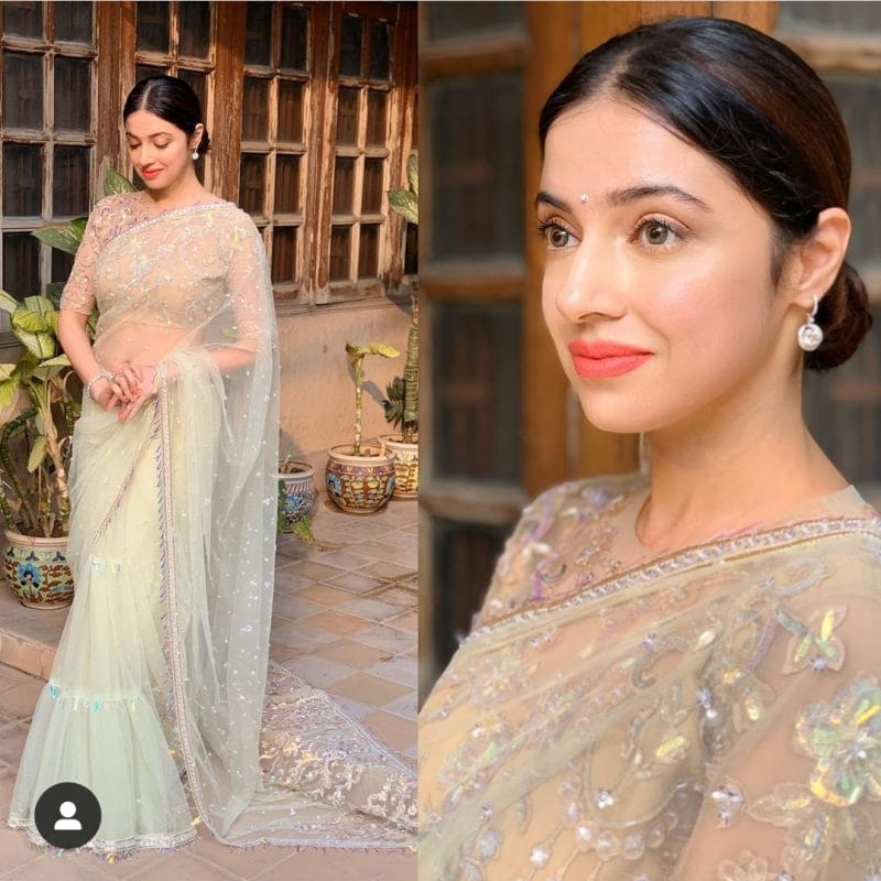 Divya Khosla in saree stylish look