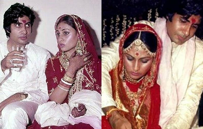 Amitabh Bachchan Jaya Bachchan wedding image