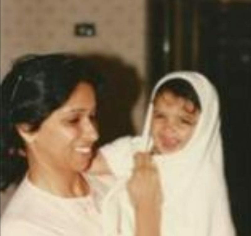 Deepika Padukone cute childhood pic