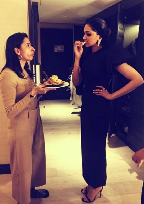 Deepika Padukone with her sister