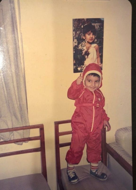 Ranveer Singh childhood pic